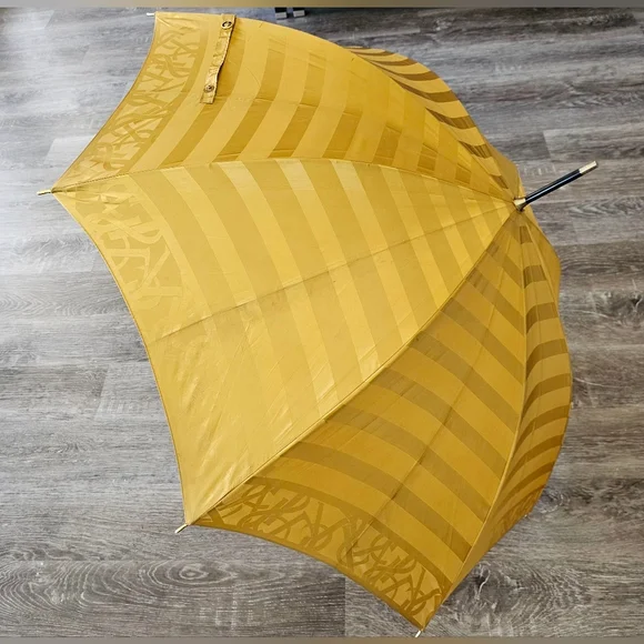 Yves Saint Laurent YSL Large Gold Umbrella - Picture 4 of 13